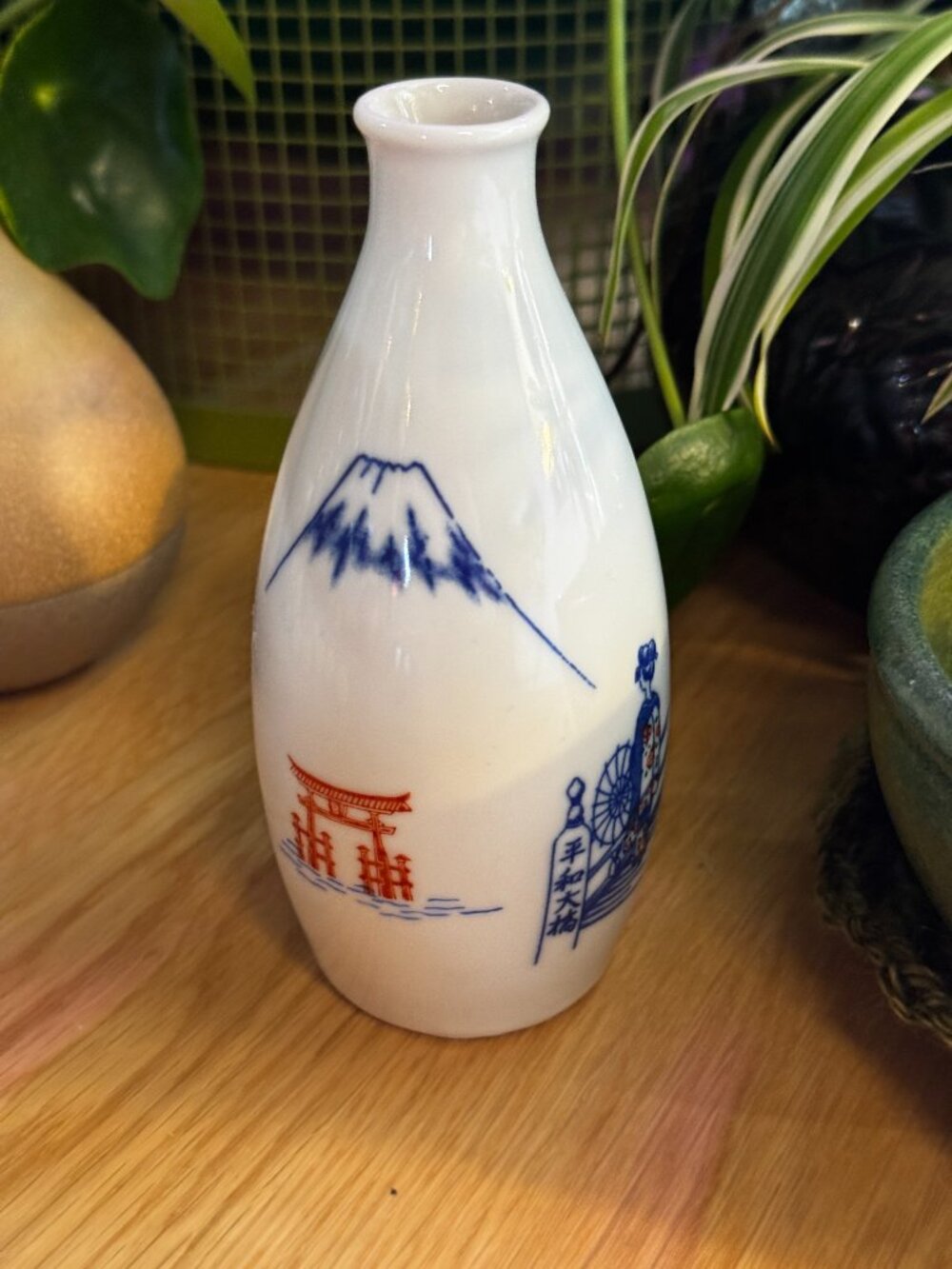 Kamotsuru Brewing Co. Sake Bottle, Vintage Circa 1930s